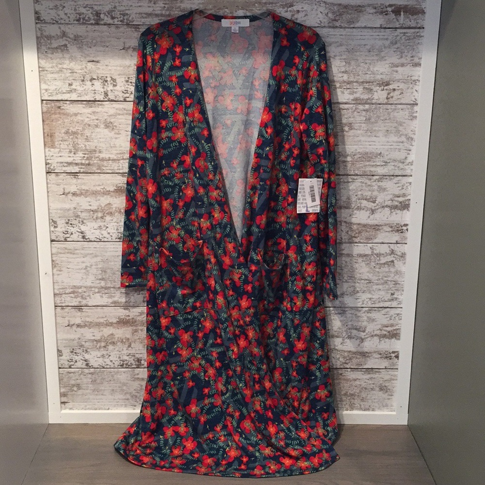 LuLaRoe Sarah Cardigan Floral pattern